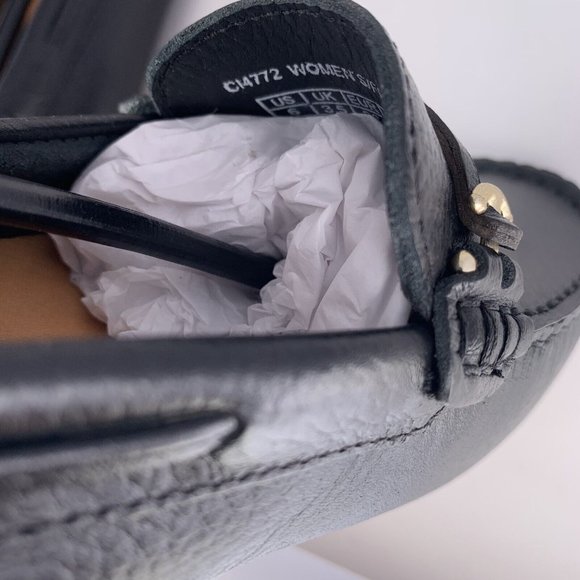 Rockport Bayview CI4772 Loafers Women's 6 Black Leather Casual Moc Slip On 0561 - Picture 9 of 10
